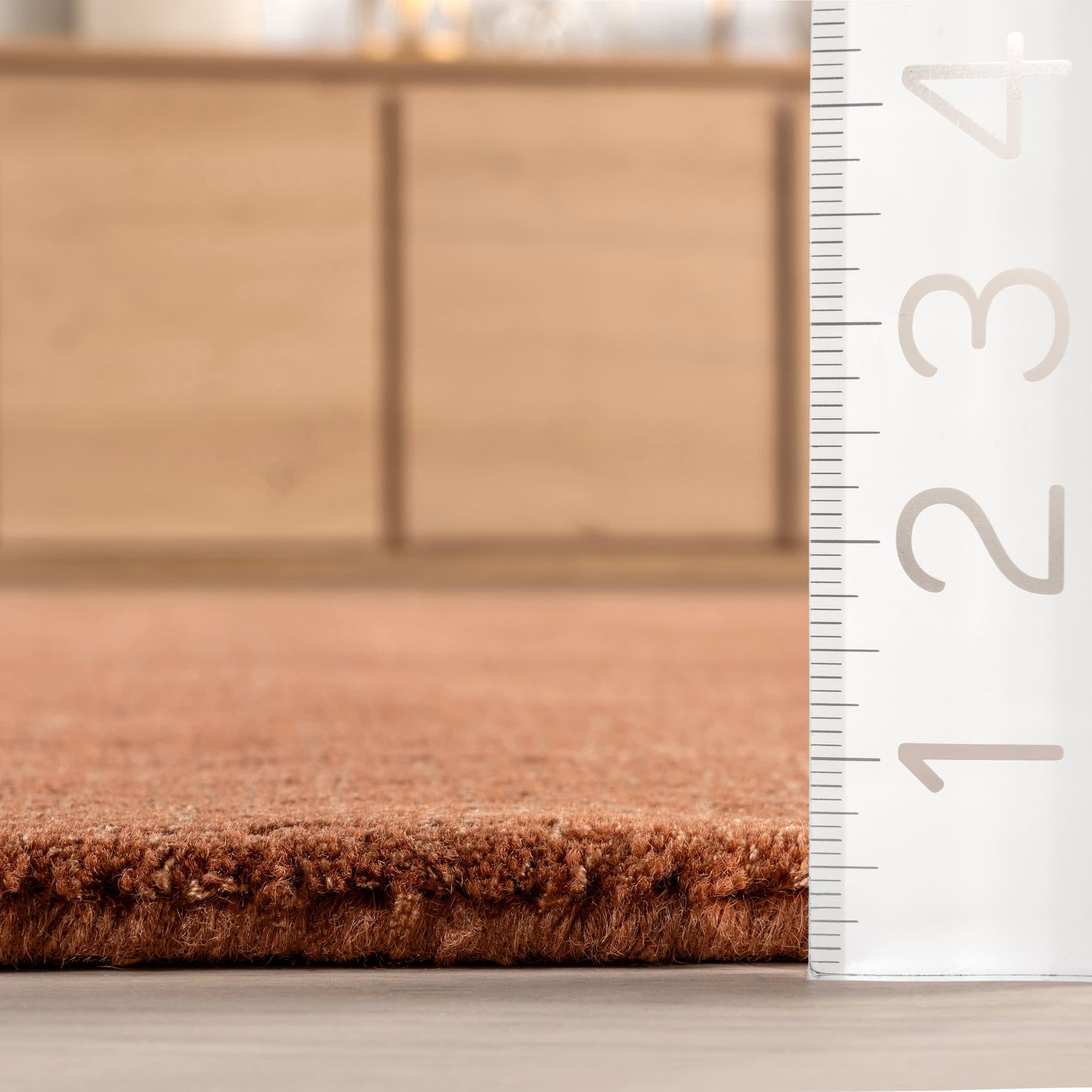 Arrel Speckled Wool-Blend Rug