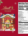 Lindt Teddy Bear Christmas Chocolate Candy Advent Calendar, 4.5 oz.