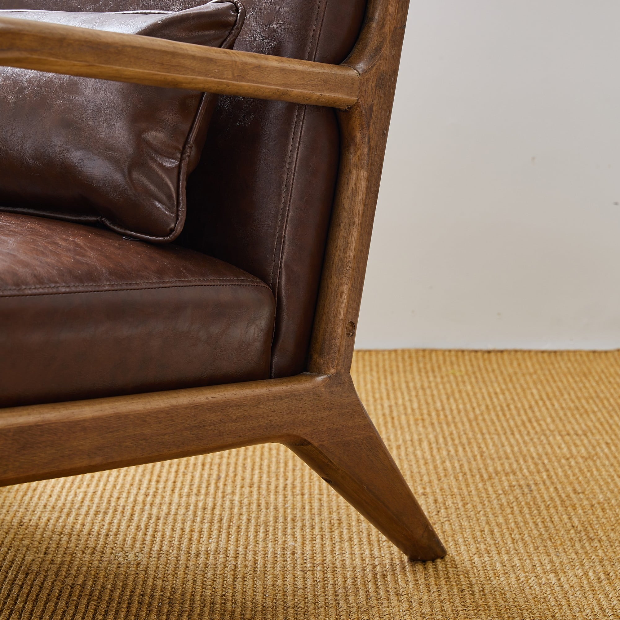 https://www.walmart.com/ip/Glitzhome-Mid-Century-Solid-Wood-Frame-Accent-Chair-Modern-Leather-Lazy-Chair/1090450800