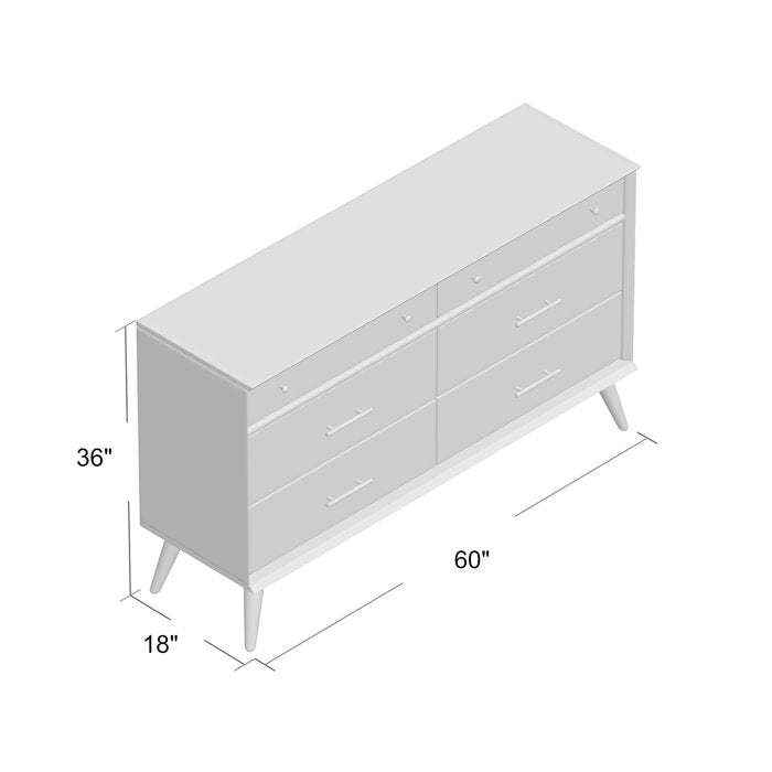 6 - Drawer Double Chest - From Where - 