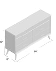 6 - Drawer Double Chest - From Where - 