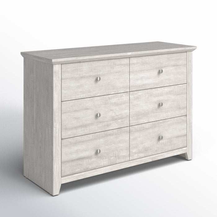 6 Drawers Double Dresser - From Where - 