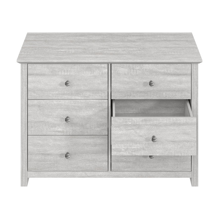 6 Drawers Double Dresser - From Where - 