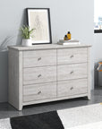 6 Drawers Double Dresser - From Where - 