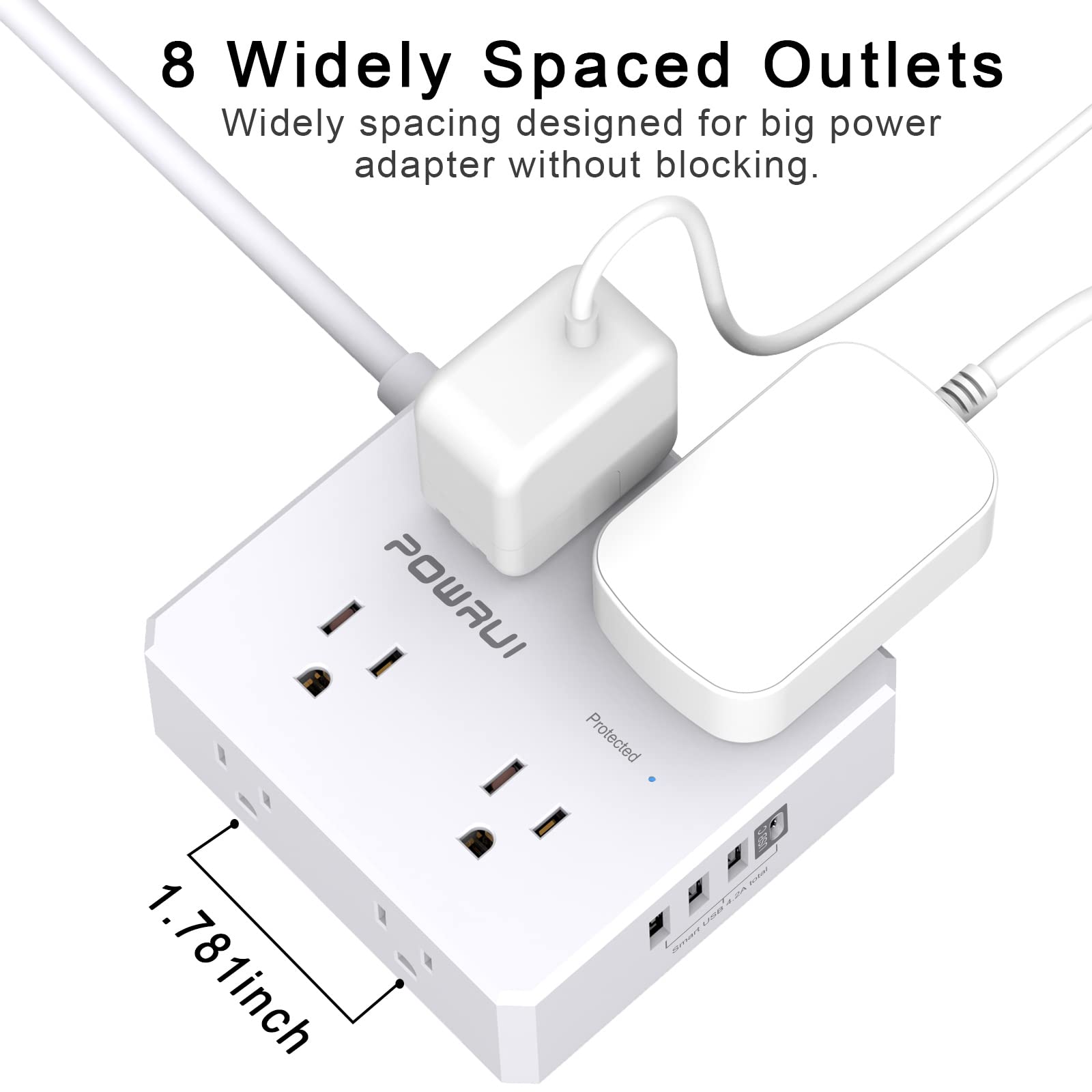 6 Ft Surge Protector Power Strip - From Where - 