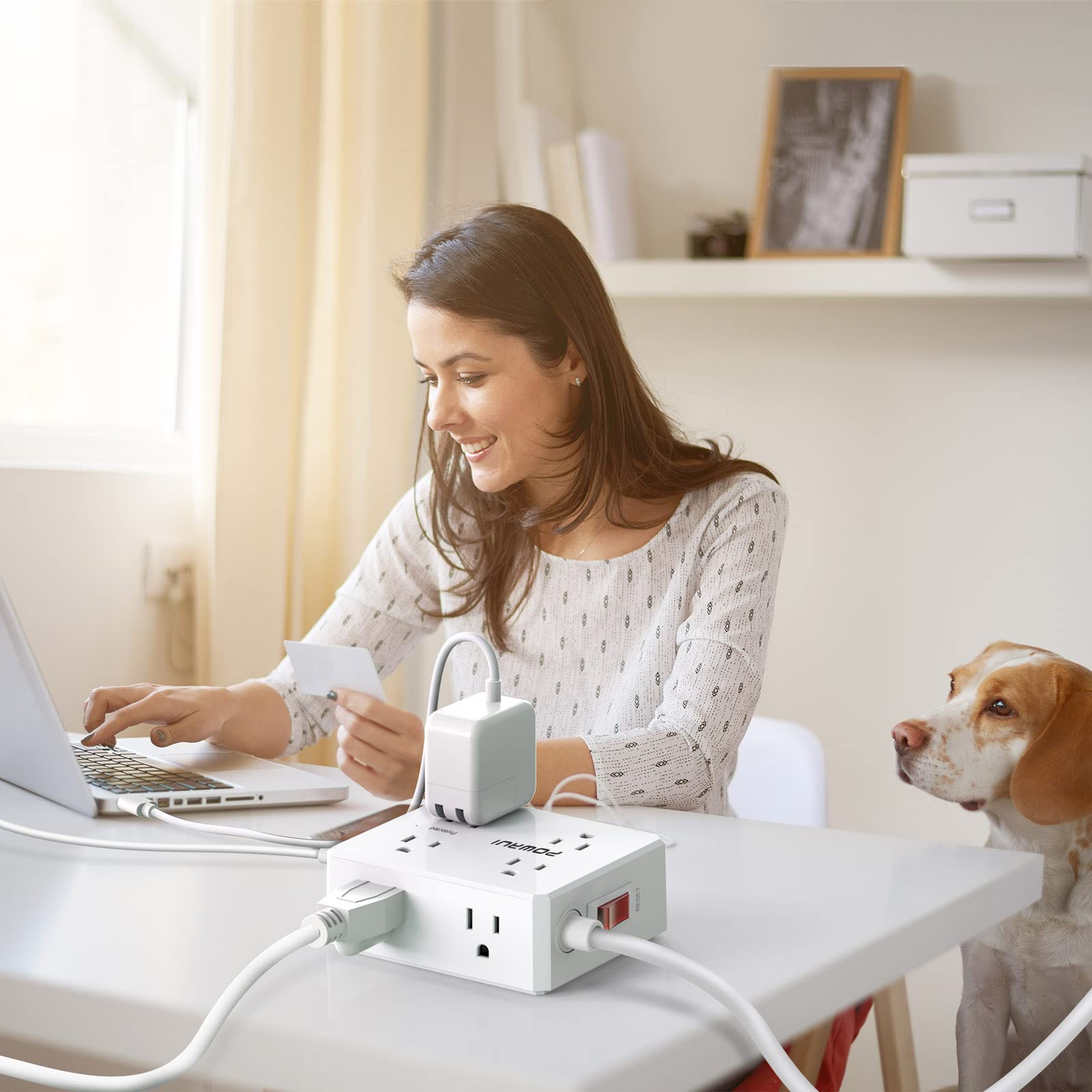 6 Ft Surge Protector Power Strip - From Where - 