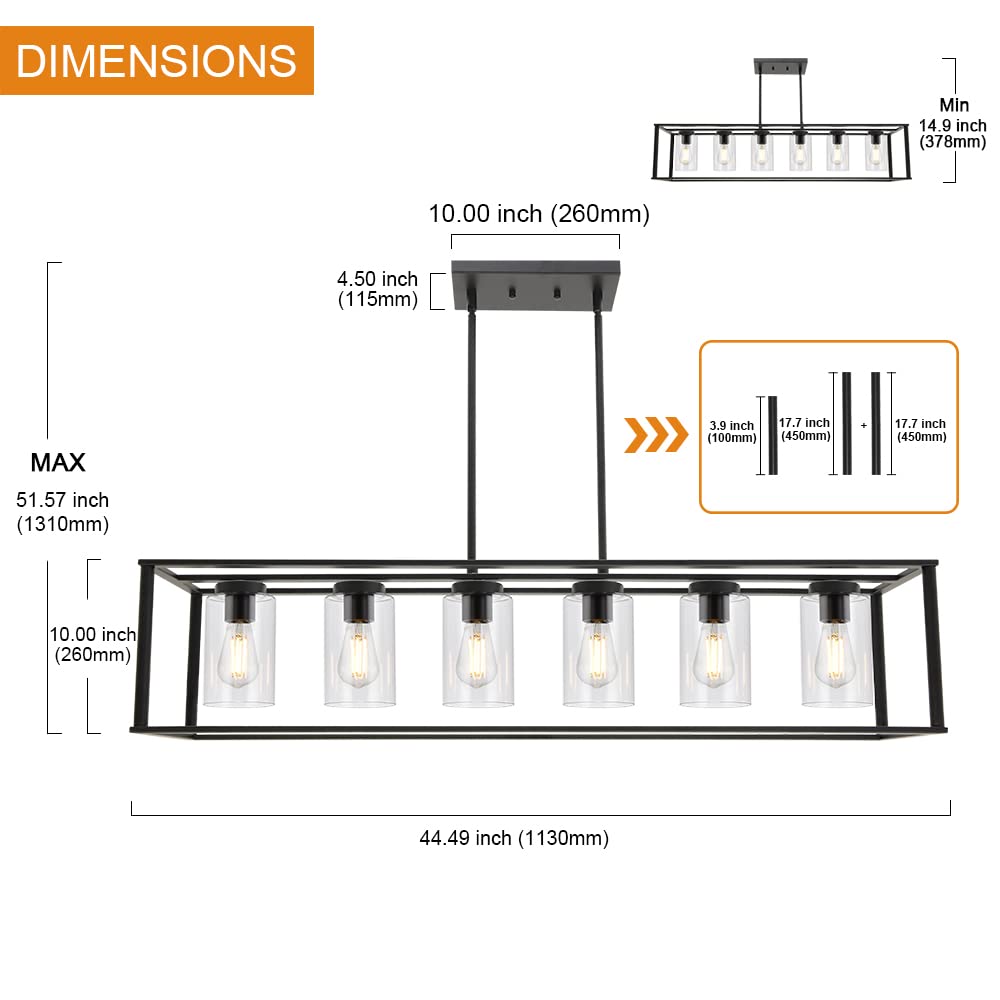 6 - Light Industrial Kitchen Chandeliers - From Where Finds - 
