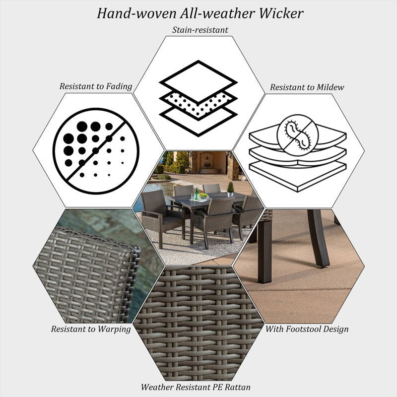 6 - Person Outdoor Dining Set - From Where - 