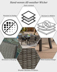 6 - Person Outdoor Dining Set - From Where - 