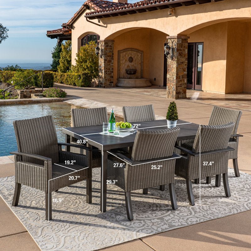 6 - Person Outdoor Dining Set - From Where - 