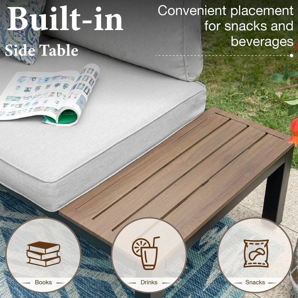 6 - Piece Sectional Conversation Set - From Where -