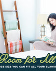 6 - Tier Wall Leaning Blanket Ladder - From Where - 