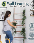 6 - Tier Wall Leaning Blanket Ladder - From Where - 