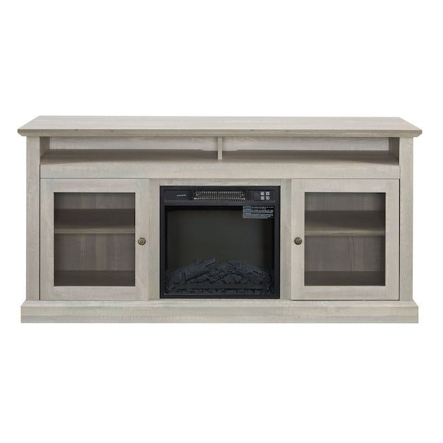 60" TV Stand with Electric Fire Pit - From Where - 