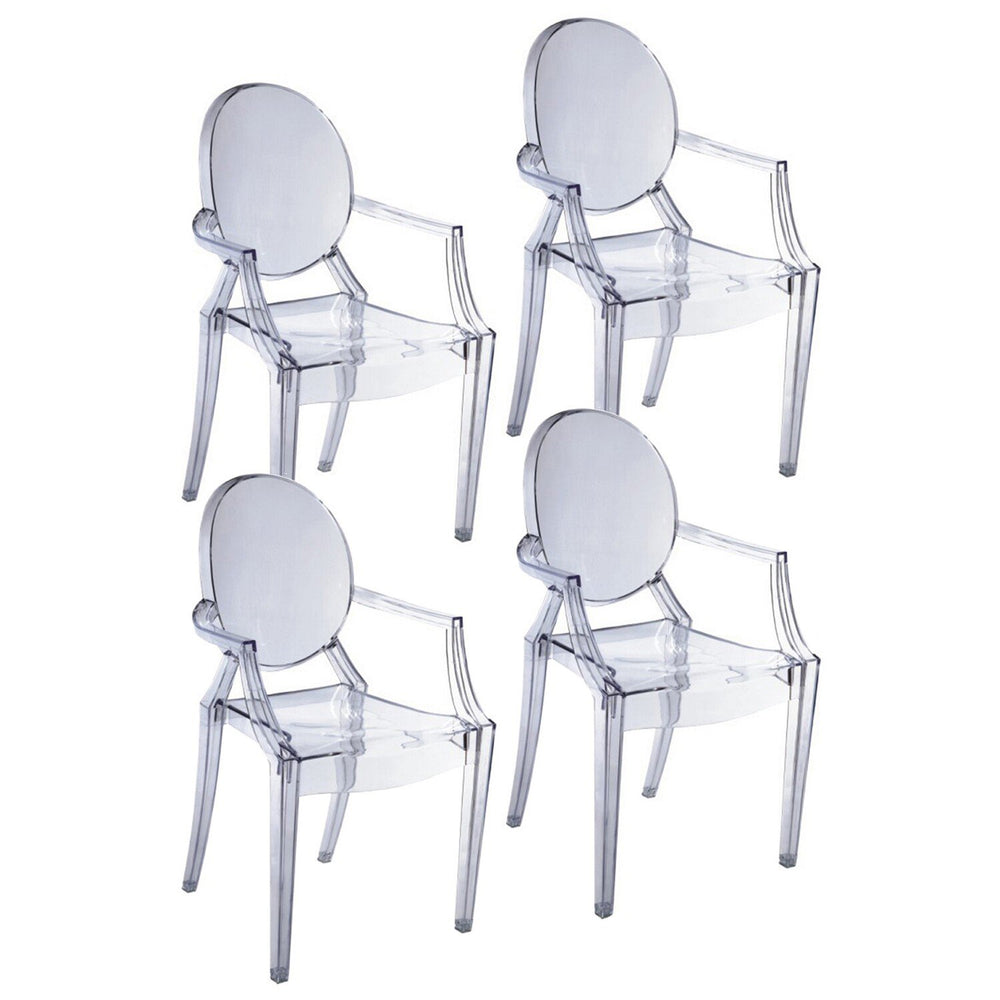 Clear Dining Armchair (Set of 4)