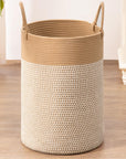 60L Woven Rope Laundry Storage Basket - From Where - 