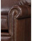 61" Genuine Leather Loveseat - From Where - 