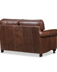 61" Genuine Leather Loveseat - From Where - 