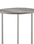 2-Tier Round End Table