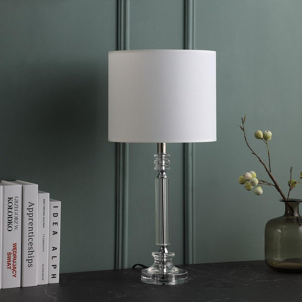 Mitz Cut Crystal Modern Table Lamp