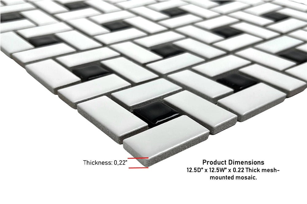 Spiral Pattern Mosaic Tile