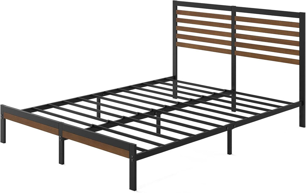 Kai Bamboo and Metal Platform Bed Frame