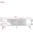 Delicate TV Stand for TV up to 75in