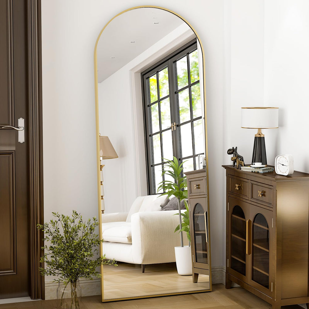 64"x21" Full Length Arched Leaning Mirror - From Where - 