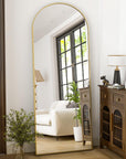64"x21" Full Length Arched Leaning Mirror - From Where - 