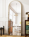 64"x21" Full Length Arched Leaning Mirror - From Where - 