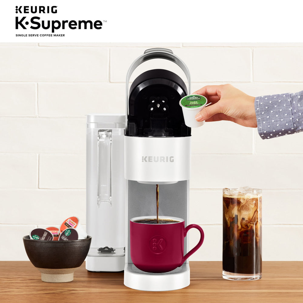 Keurig K-Supreme White Single-Serve K-Cup Pod Coffee Maker