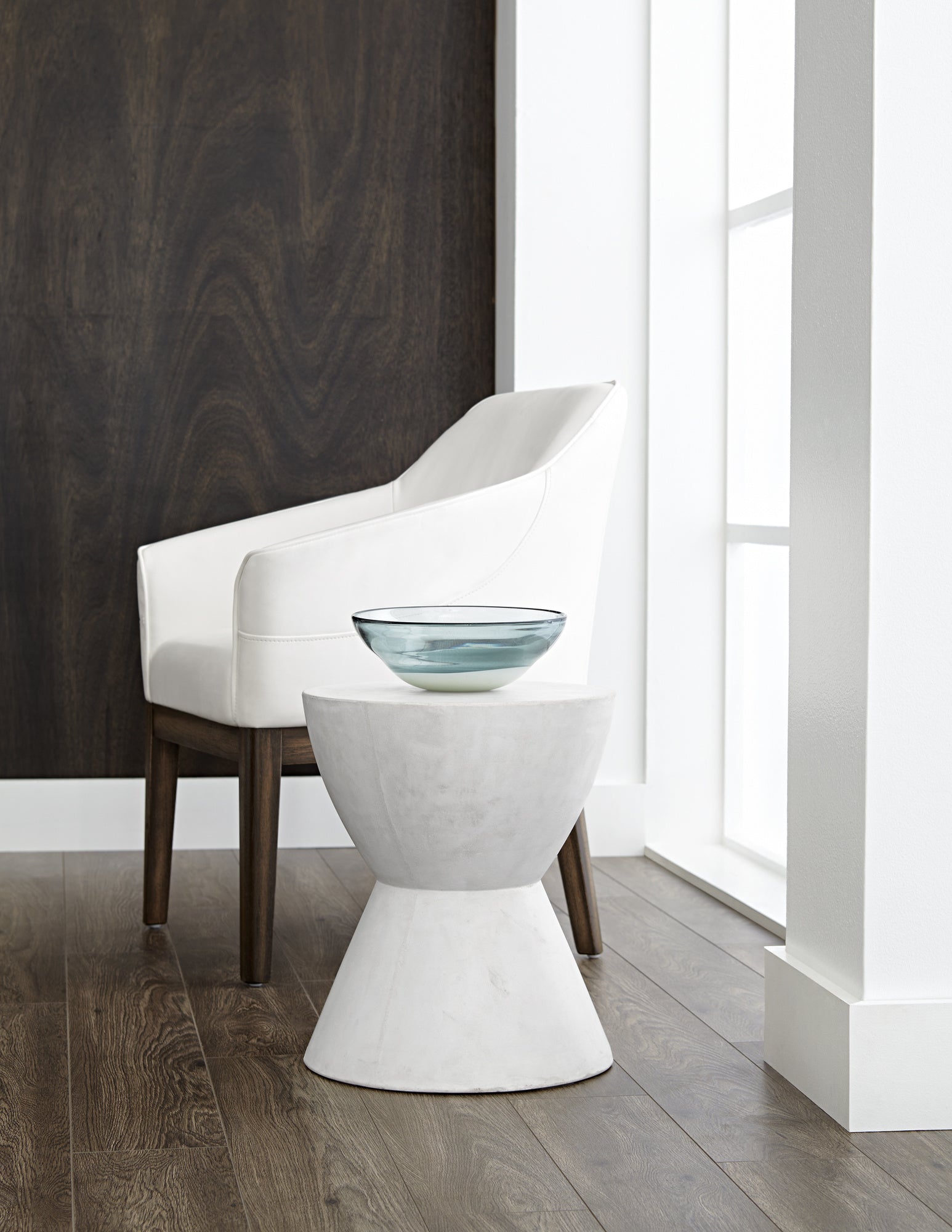 Logan End Table - White | Sunpan Furniture - 58016