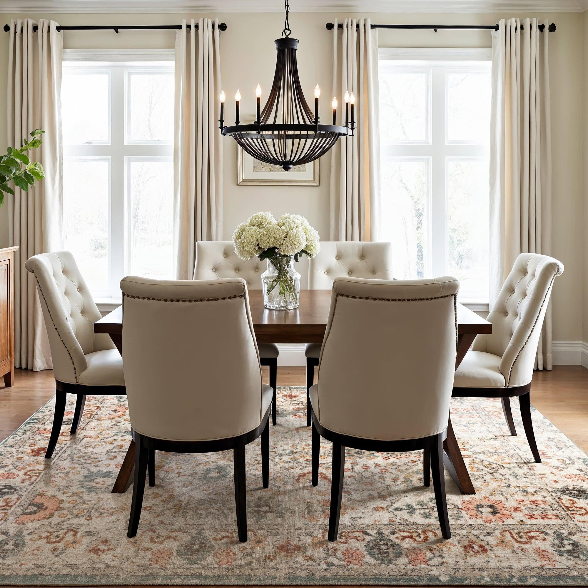 Native Collage Rug | Beige