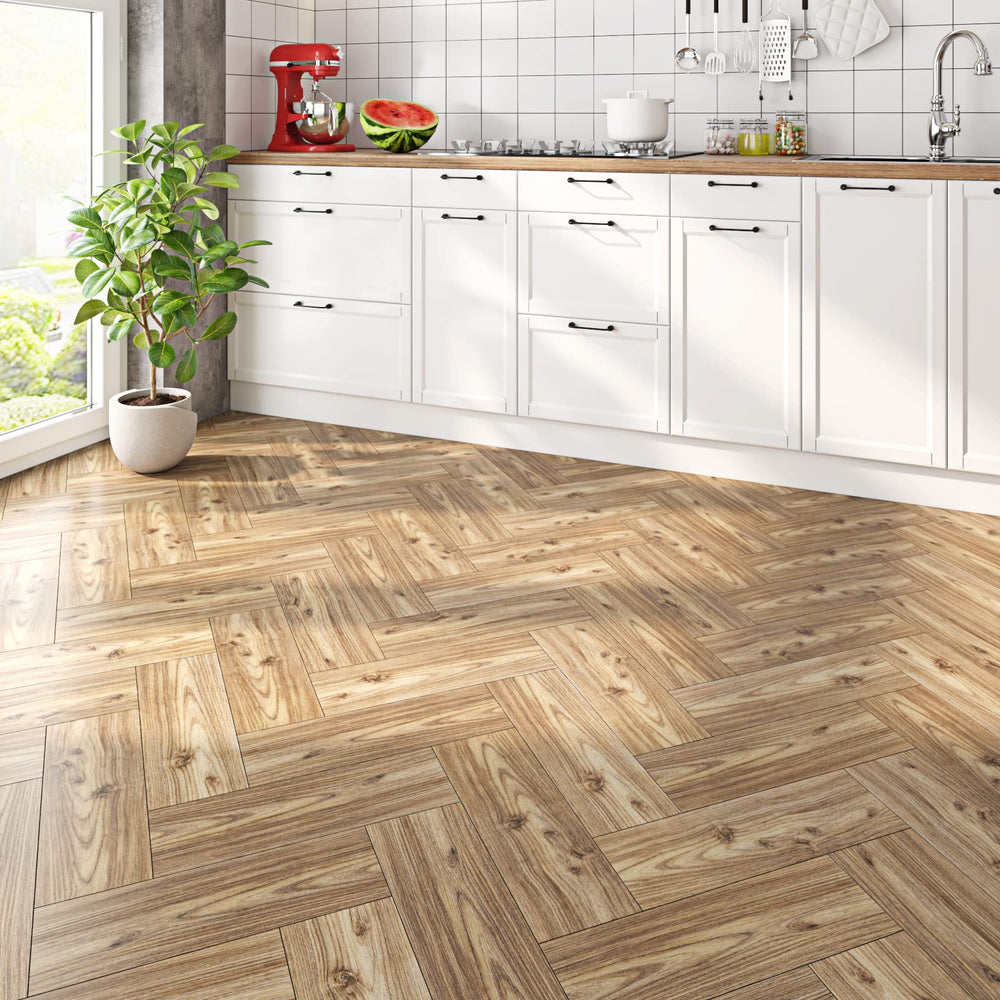 6X36 Peel and Stick Floor Tile Wood - From Where - 