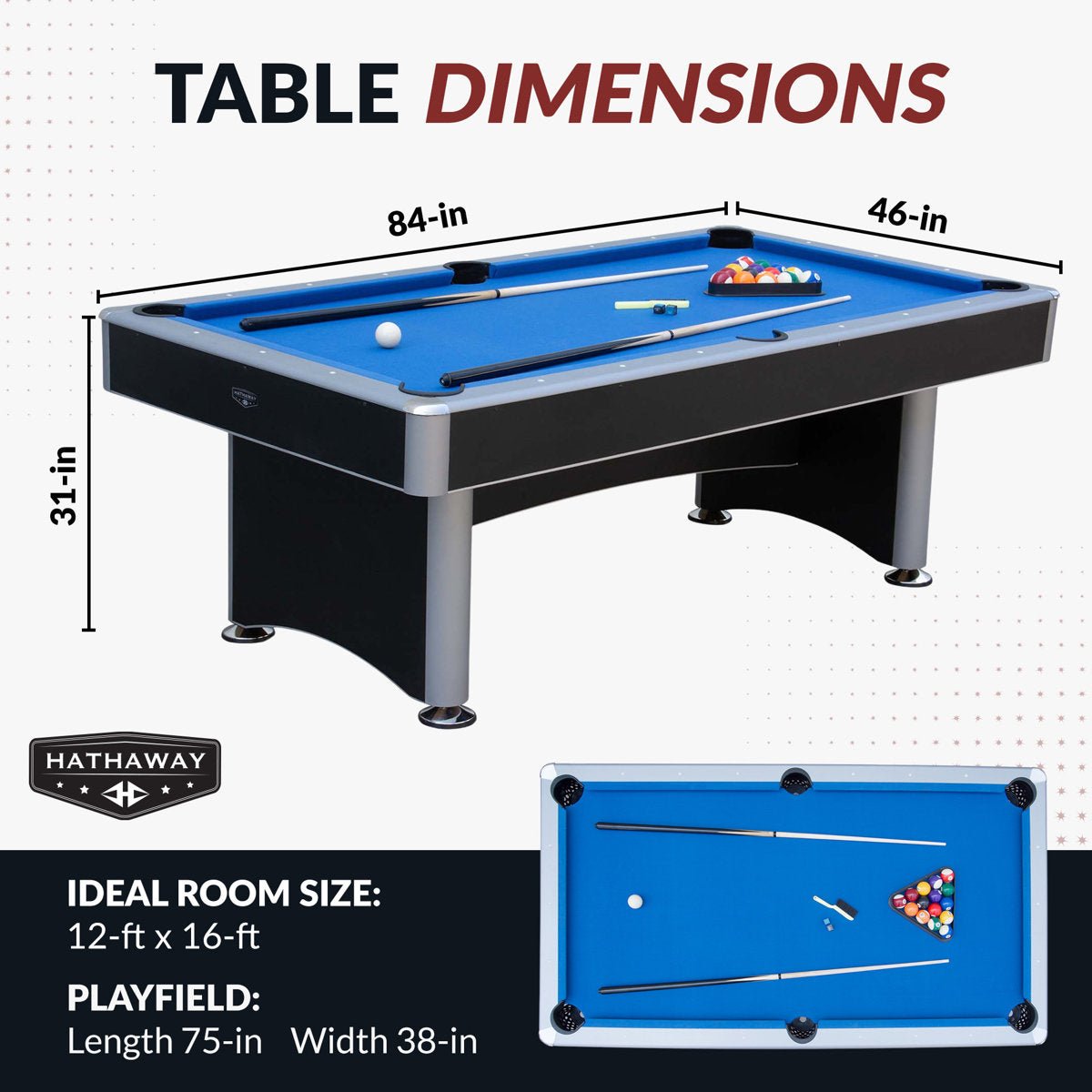 7 Ft Pool Table with Ping Pong Multi Game Combo Tables - From Where - 