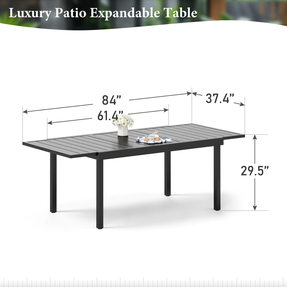 7 - Piece Outdoor Patio Dining Set - From Where - 