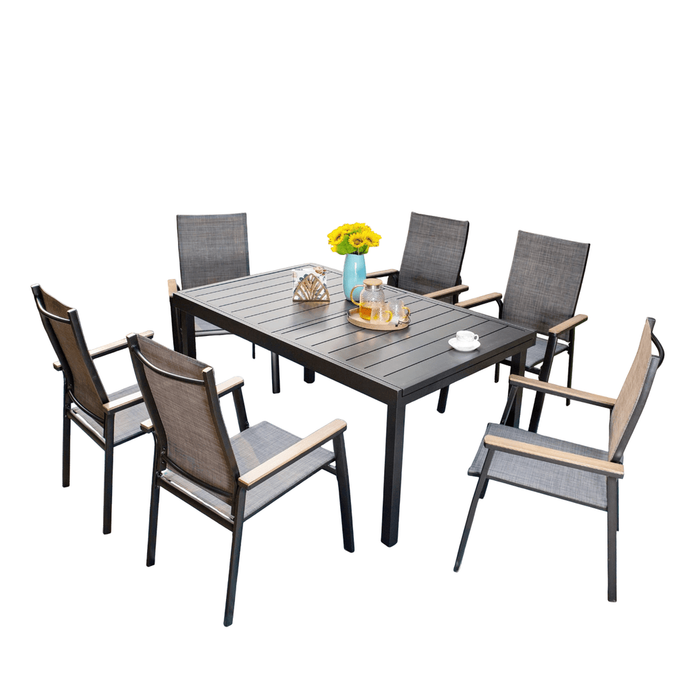 7 - Piece Outdoor Patio Dining Set - From Where - 