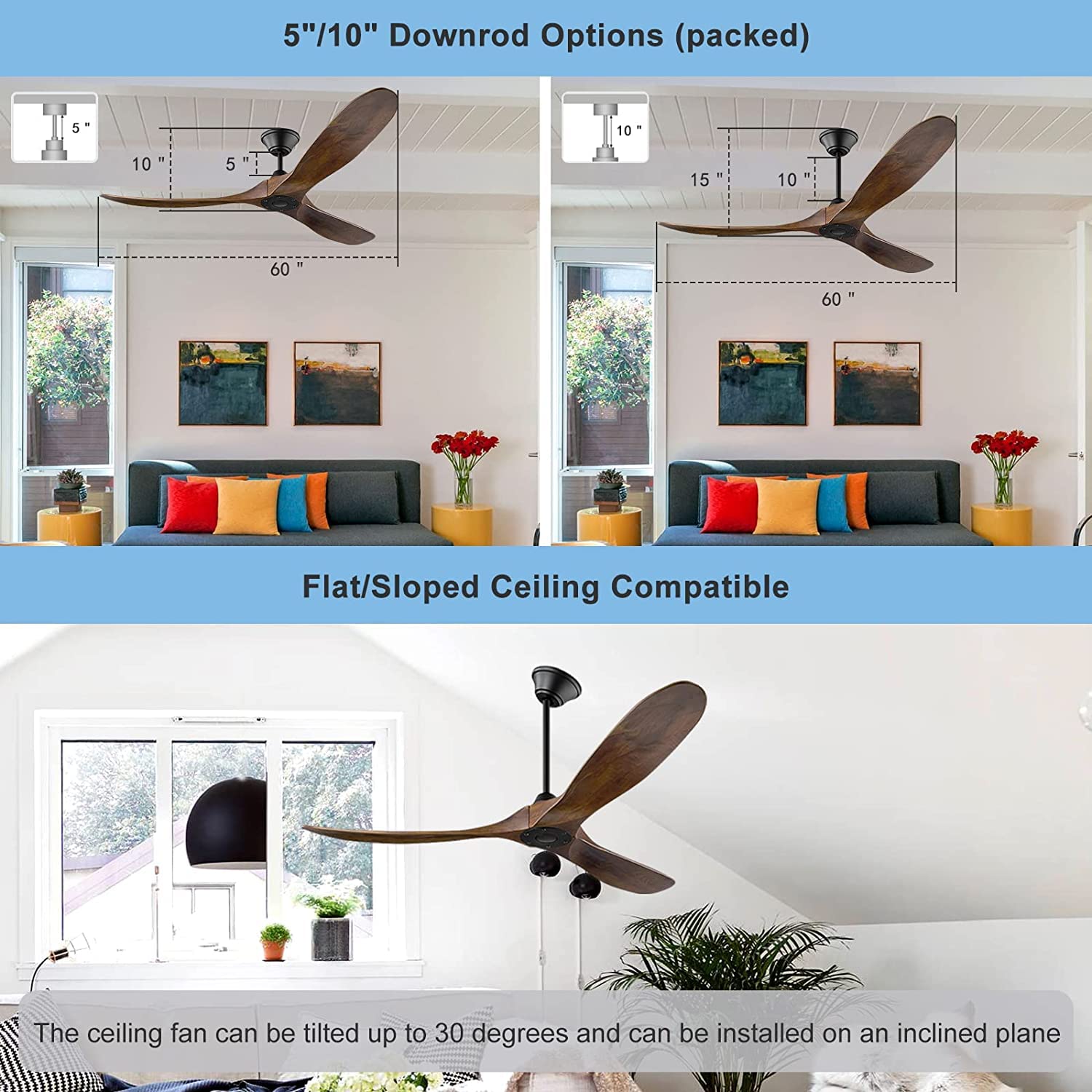 70 inch Large Ceiling Fan - From Where - 