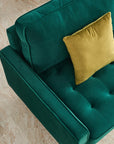 70 Inch Modern Emerald Sofa - From Where - 