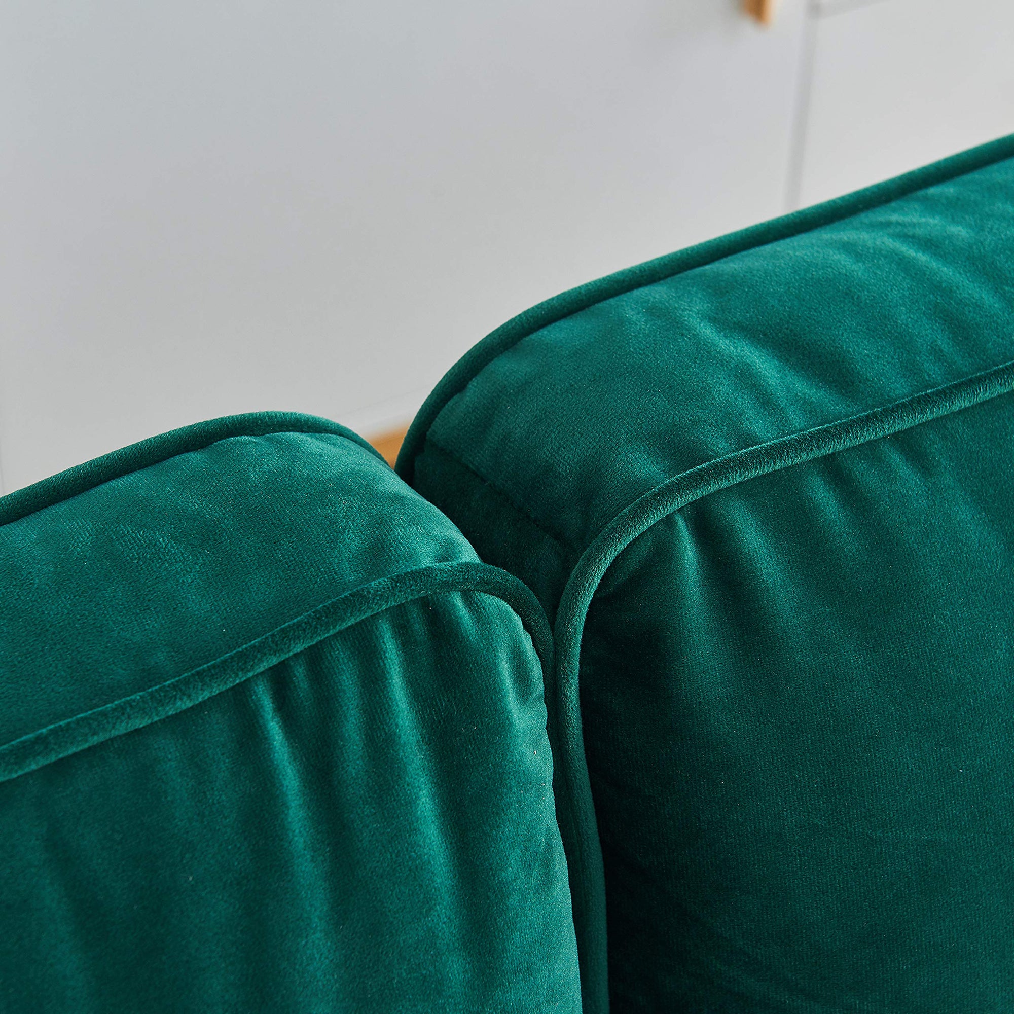 70 Inch Modern Emerald Sofa - From Where - 