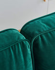 70 Inch Modern Emerald Sofa - From Where - 