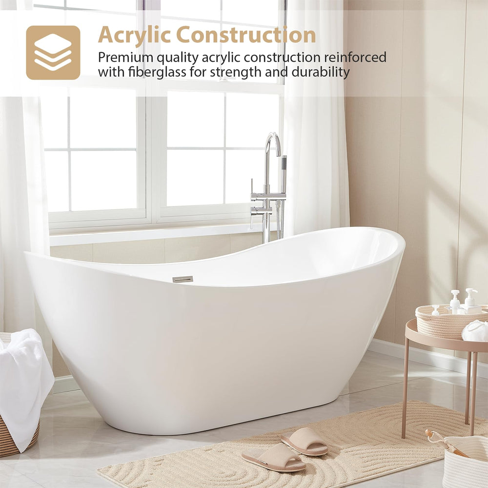 71&quot; Freestanding Bathtub - From Where - 