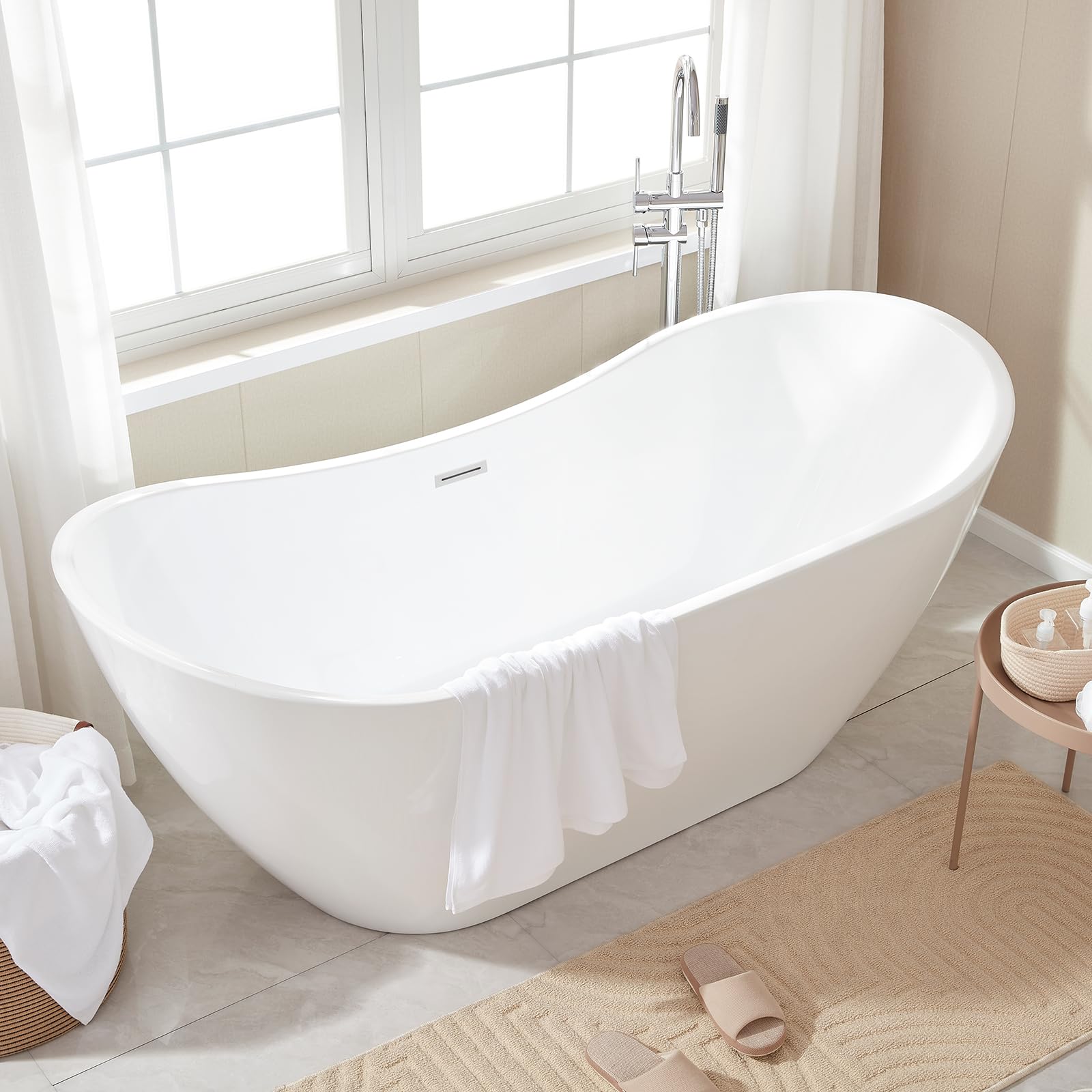 71" Freestanding Bathtub - From Where - 