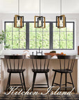 Adjustable Black Modern Pendant Light