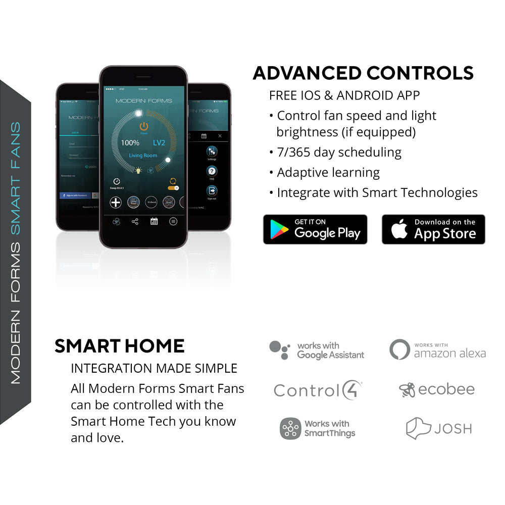 Matte Black Zephyr Smart Ceiling Fan