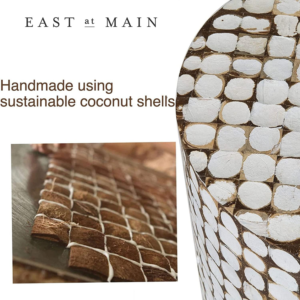Coconut Shell End Table