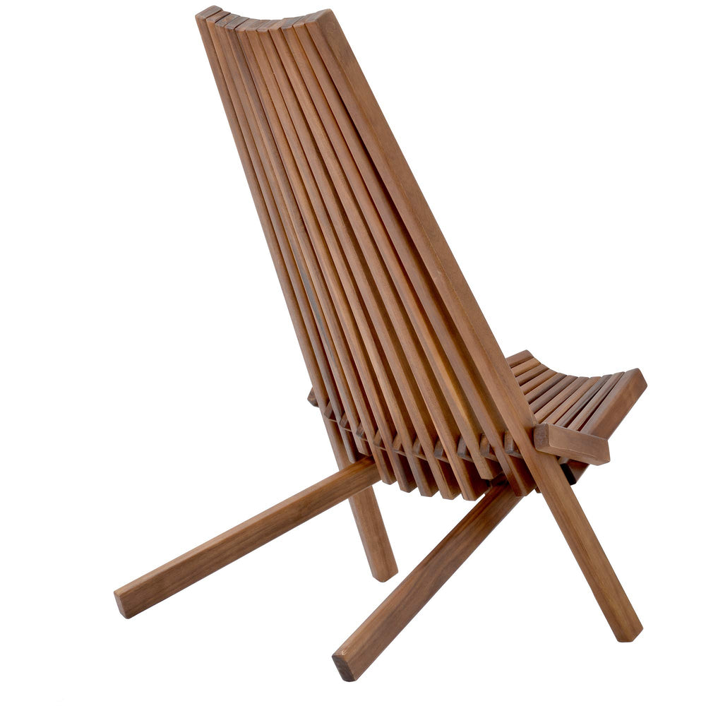 Henf Folding Wooden Lounge Chair