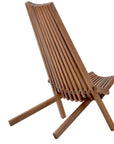 Henf Folding Wooden Lounge Chair