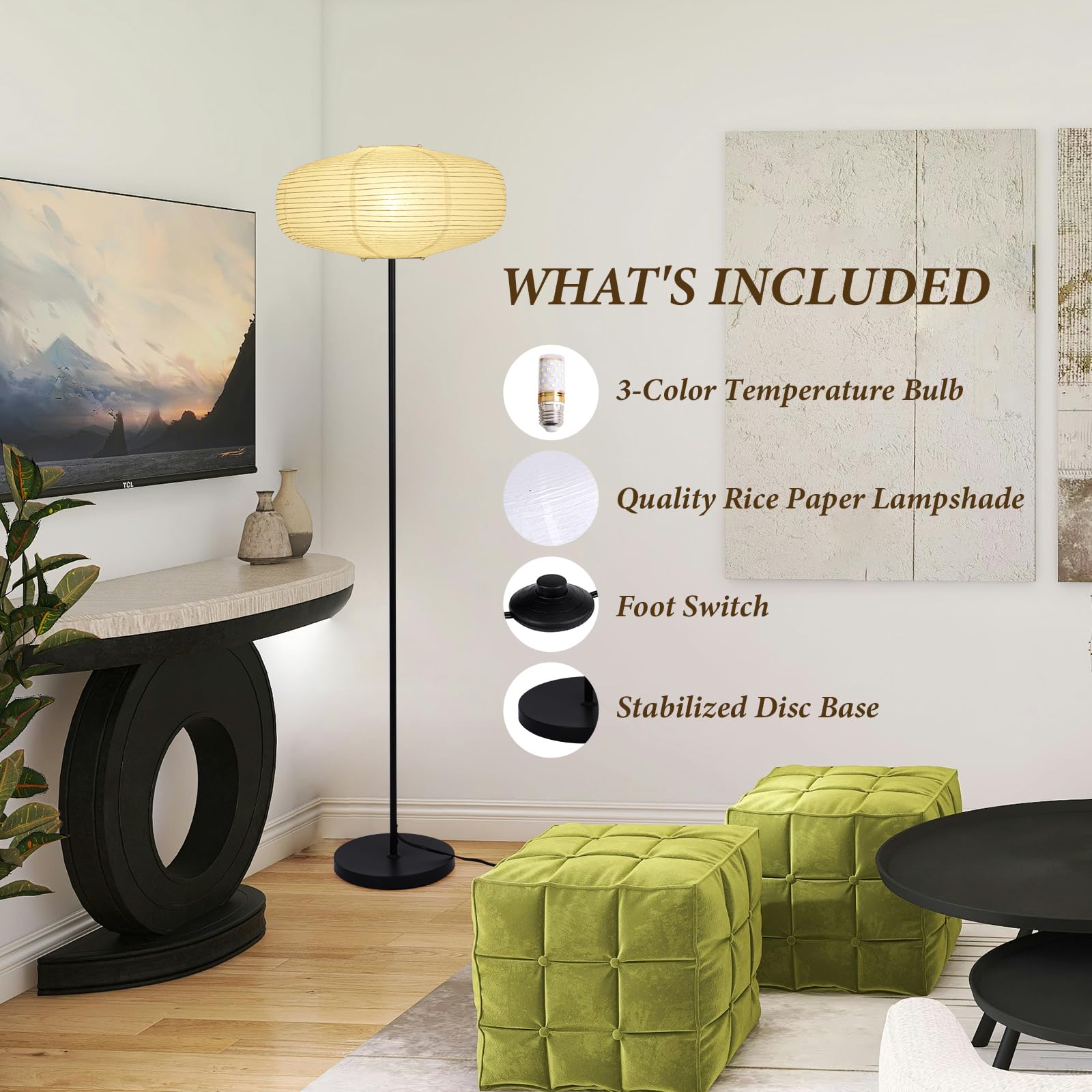 Japanese Paper Lantern Lamp