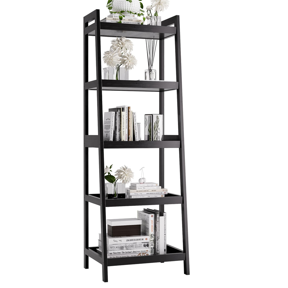 5 Tier Ladder Bookcase